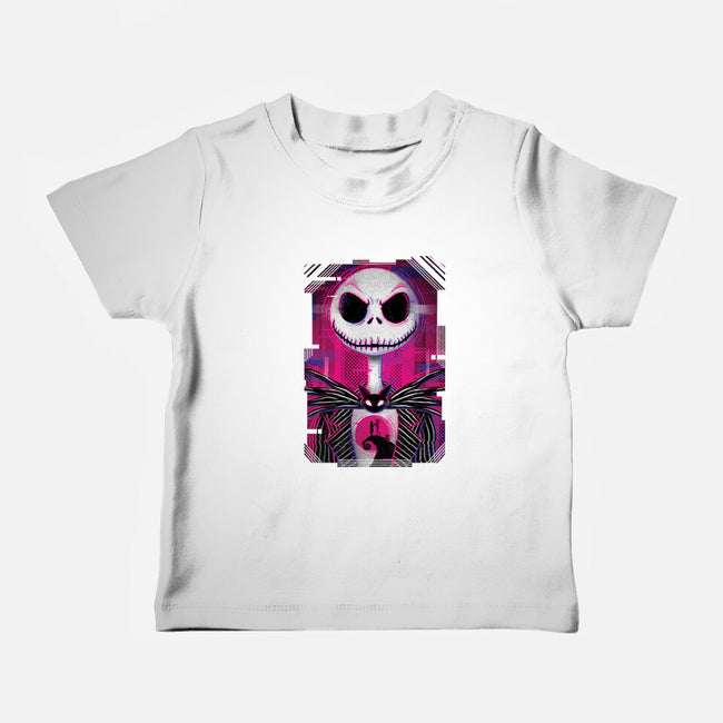 Jack Skellington Glitch-baby basic tee-danielmorris1993