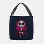 Jack Skellington Glitch-none adjustable tote bag-danielmorris1993