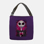 Jack Skellington Glitch-none adjustable tote bag-danielmorris1993