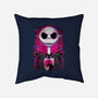 Jack Skellington Glitch-none removable cover w insert throw pillow-danielmorris1993