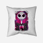 Jack Skellington Glitch-none removable cover w insert throw pillow-danielmorris1993