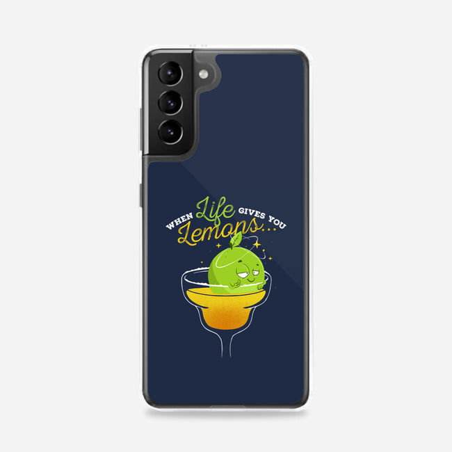 When Life Gives You Lemons-samsung snap phone case-zawitees