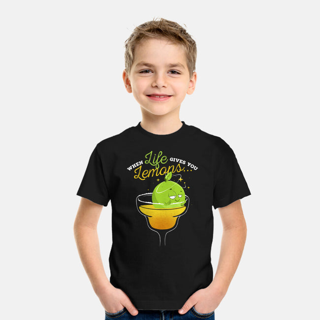 When Life Gives You Lemons-youth basic tee-zawitees