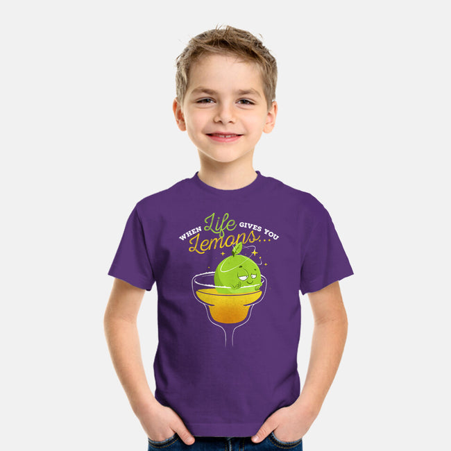 When Life Gives You Lemons-youth basic tee-zawitees