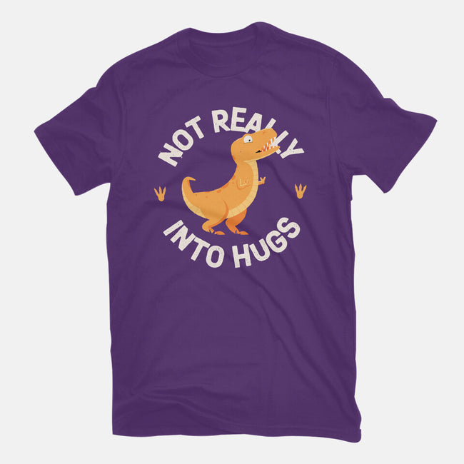 Not Really Into Hugs-mens basic tee-zawitees