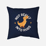 Not Really Into Hugs-none removable cover w insert throw pillow-zawitees