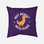 Not Really Into Hugs-none removable cover w insert throw pillow-zawitees