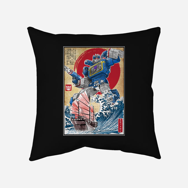 Soundwave In Japan-none removable cover w insert throw pillow-DrMonekers