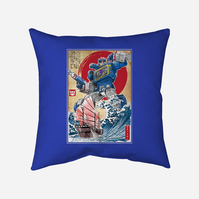 Soundwave In Japan-none removable cover w insert throw pillow-DrMonekers