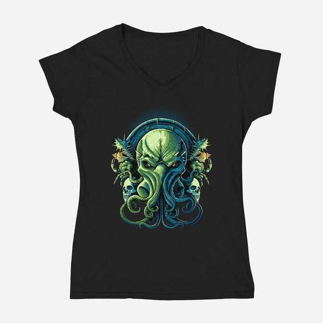 Seas Of Infinity-womens v-neck tee-daobiwan