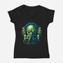Seas Of Infinity-womens v-neck tee-daobiwan