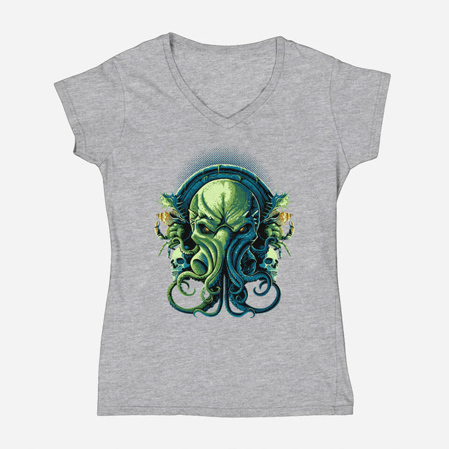 Seas Of Infinity-womens v-neck tee-daobiwan