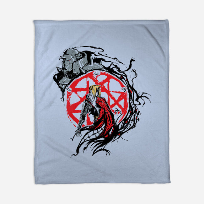Fullmetal Circle-none fleece blanket-Fearcheck