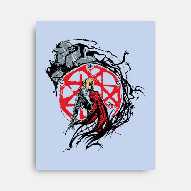 Fullmetal Circle-none stretched canvas-Fearcheck