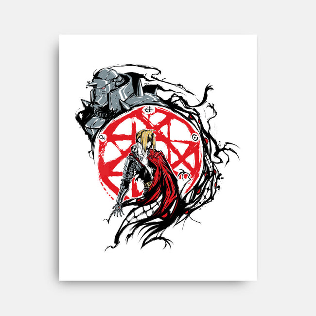 Fullmetal Circle-none stretched canvas-Fearcheck