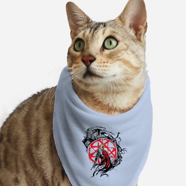 Fullmetal Circle-cat bandana pet collar-Fearcheck