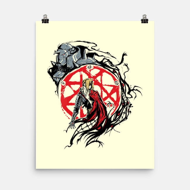 Fullmetal Circle-none matte poster-Fearcheck