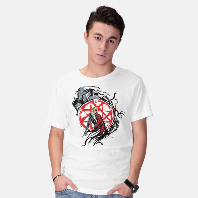 Fullmetal Circle-mens basic tee-Fearcheck