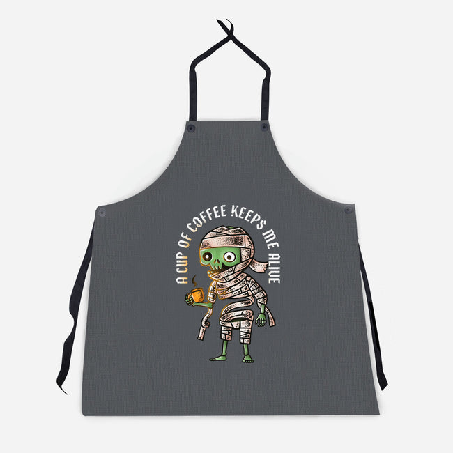 Keeps Me Alive-unisex kitchen apron-nukataji