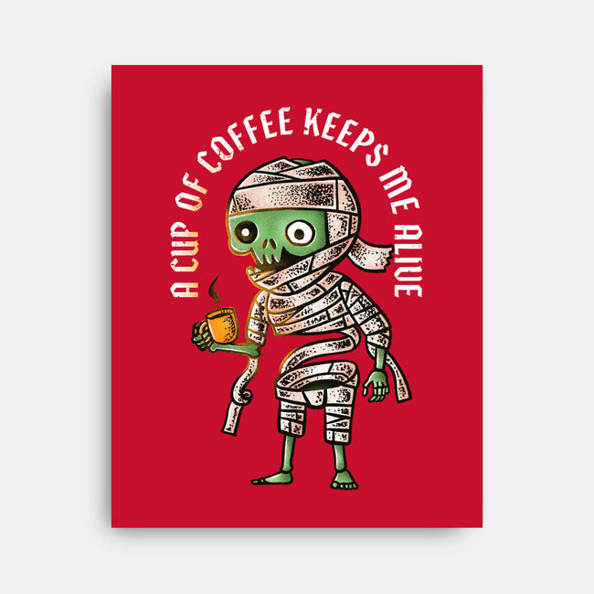 Keeps Me Alive-none stretched canvas-nukataji