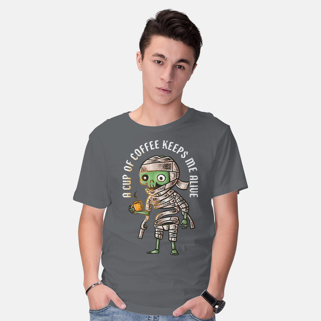 Keeps Me Alive-mens basic tee-nukataji