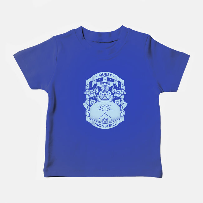 Quest Monsters-baby basic tee-Alundrart