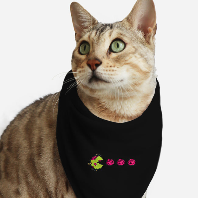 Pac-Zombie-cat bandana pet collar-goodidearyan