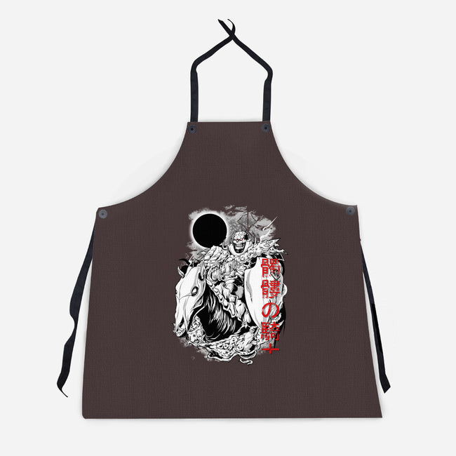 The Legendary Knight-unisex kitchen apron-Guilherme magno de oliveira