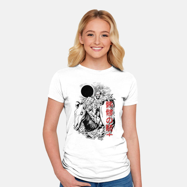 The Legendary Knight-womens fitted tee-Guilherme magno de oliveira