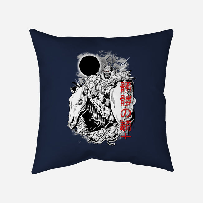 The Legendary Knight-none removable cover w insert throw pillow-Guilherme magno de oliveira