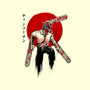 Red Sun Chainsaw-none glossy sticker-ddjvigo