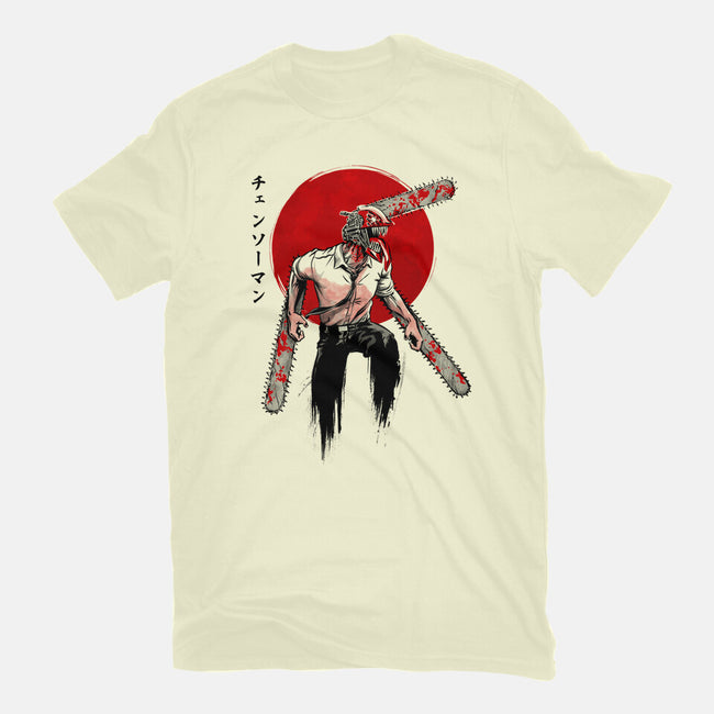 Red Sun Chainsaw-mens basic tee-ddjvigo