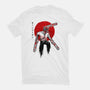 Red Sun Chainsaw-womens fitted tee-ddjvigo