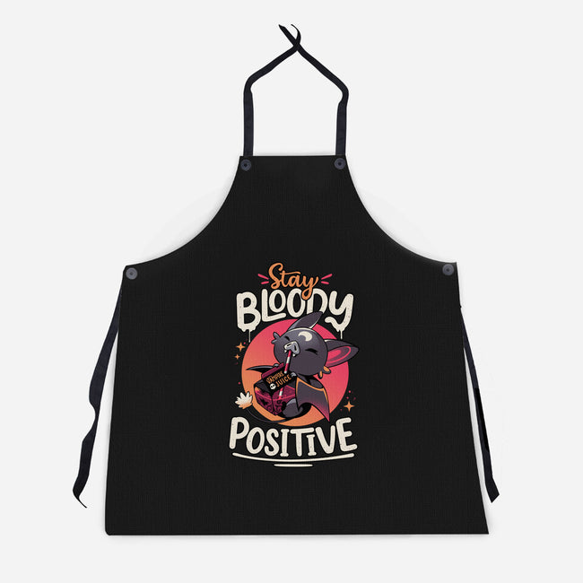 Stay Bloody Positive-unisex kitchen apron-Snouleaf