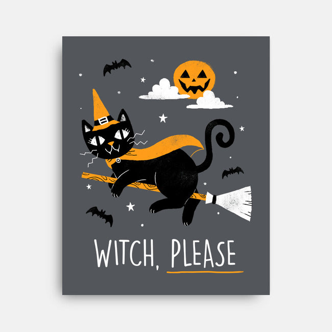 Witch Pls-none stretched canvas-paulagarcia