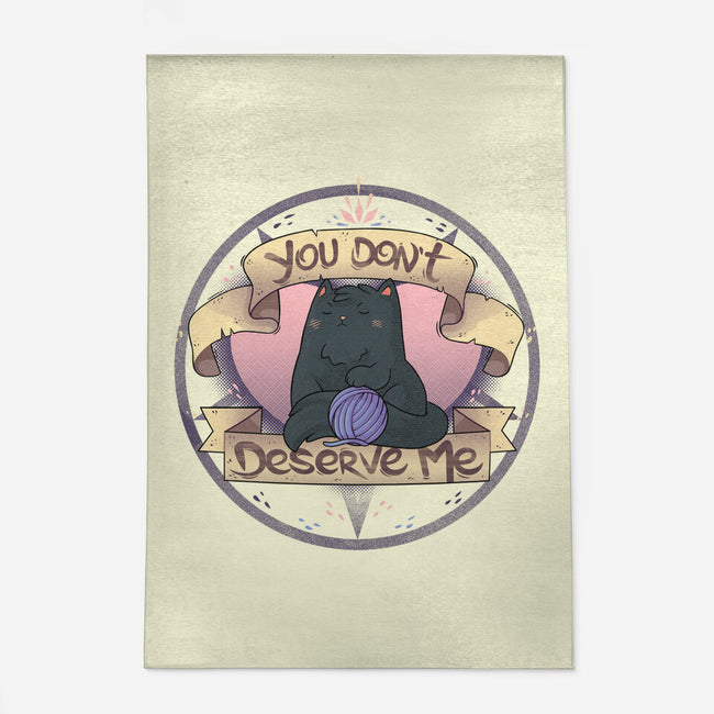 You Don't Deserve Me-none indoor rug-2DFeer