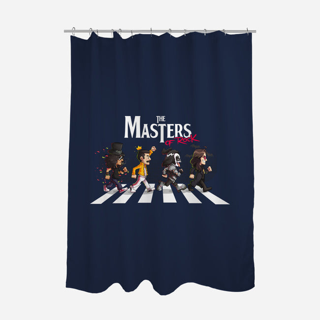 The Masters Of Rock-none polyester shower curtain-2DFeer