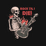 Rock Til I Die-none polyester shower curtain-turborat14