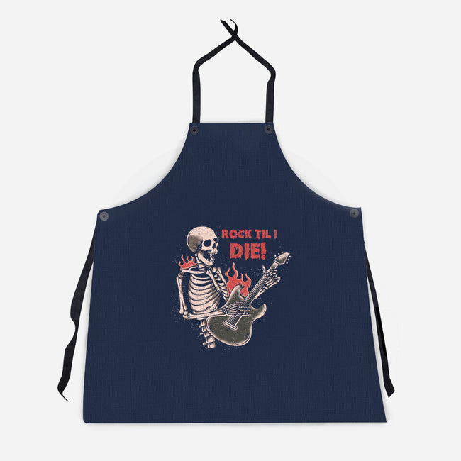 Rock Til I Die-unisex kitchen apron-turborat14