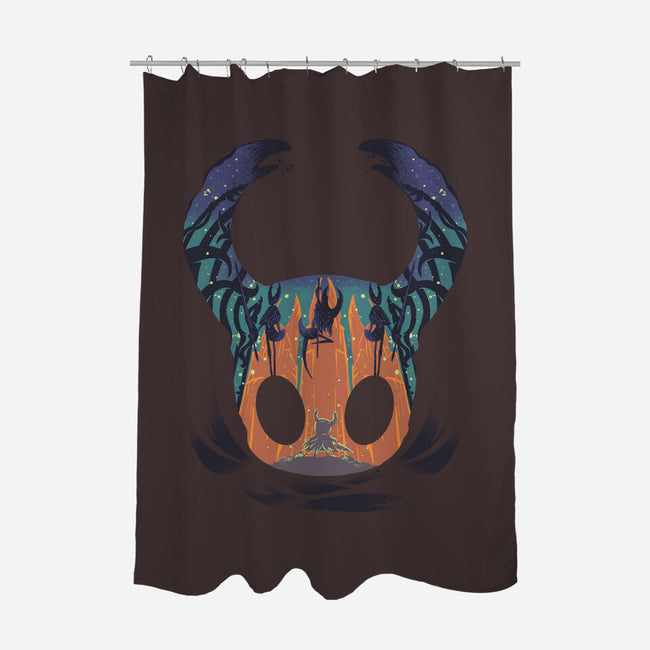 Knight-none polyester shower curtain-RamenBoy