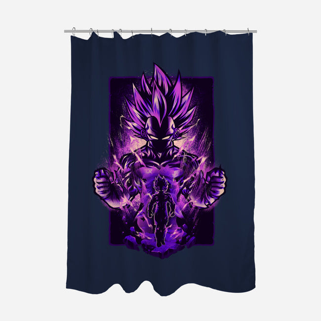 Attack Of Ultra Ego-none polyester shower curtain-hypertwenty