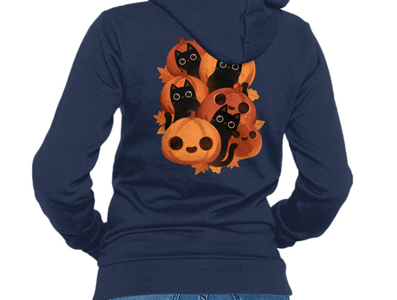 Pumpkins And Black Cats