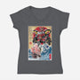 Megazord In Japan-womens v-neck tee-DrMonekers