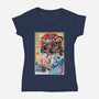 Megazord In Japan-womens v-neck tee-DrMonekers