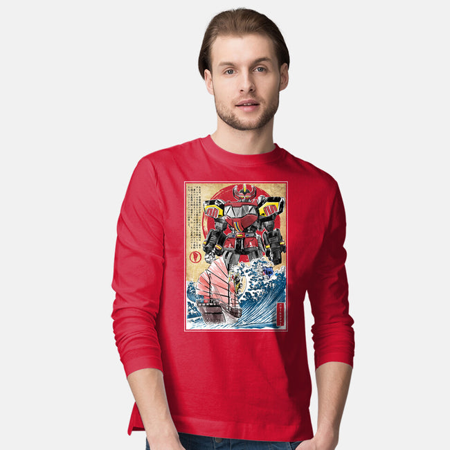 Megazord In Japan-mens long sleeved tee-DrMonekers
