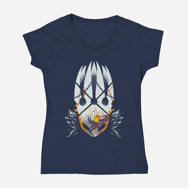 Dream Knight-womens v-neck tee-RamenBoy