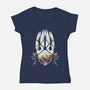 Dream Knight-womens v-neck tee-RamenBoy