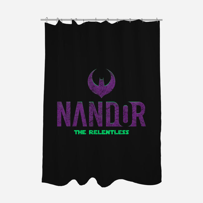 Vampire Rebel-none polyester shower curtain-teesgeex