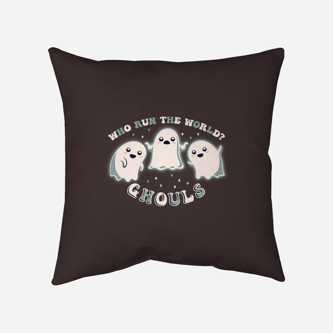 Who Run The World-none removable cover throw pillow-rocketman_art
