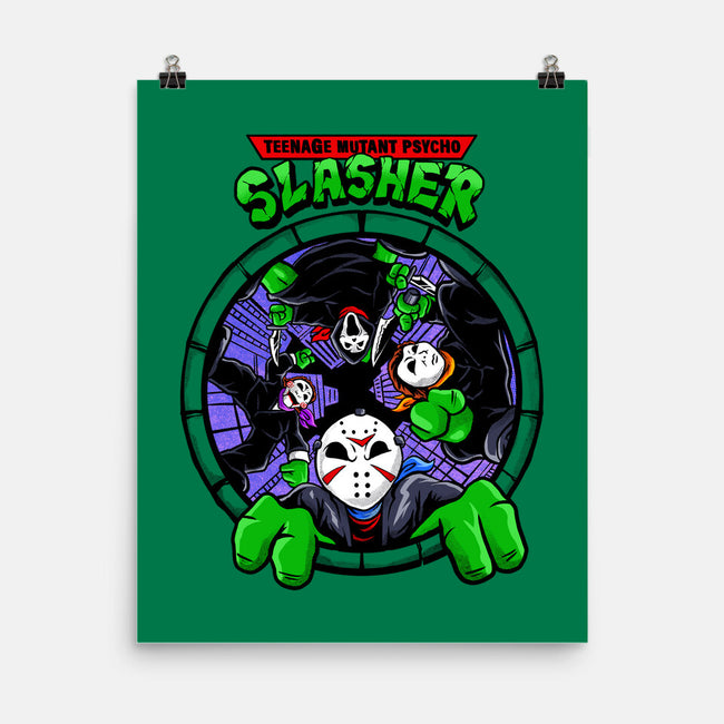 Four Slashers-none matte poster-spoilerinc